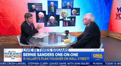 Sanders vowing to break up banks during first year in office