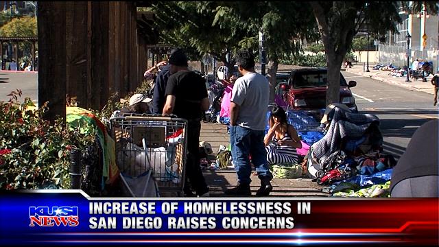 Increase of homelessness in San Diego raises concerns