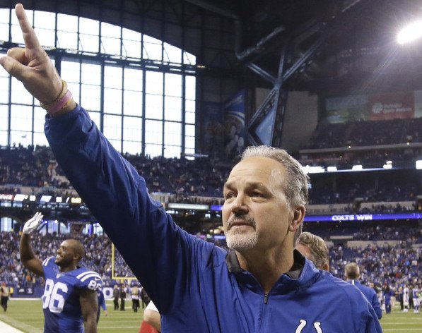 Coach Chuck Pagano agreed to a contract extension to remain with the Indianapolis Colts late Monday night. The Cots went 8-8 this season