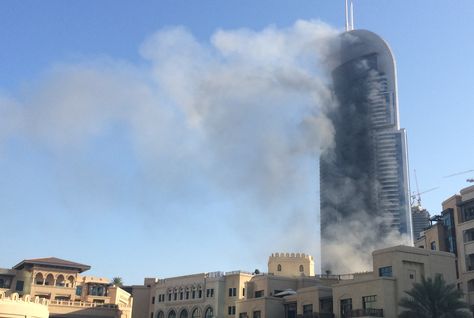 Fire breaks out in residential building near Dubai's massive New Year's fireworks display