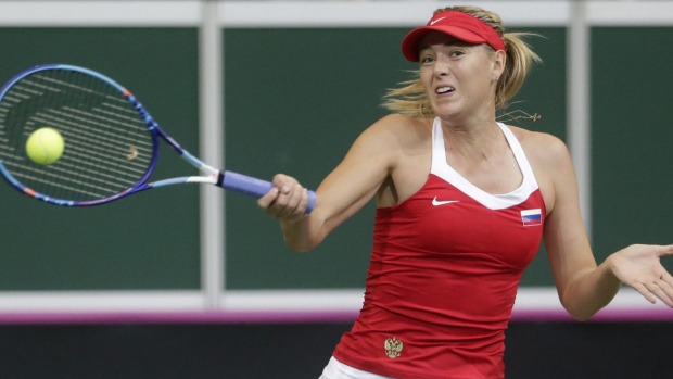 Injury has forced Maria Sharapova from the Brisbane International