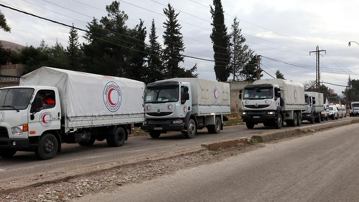 International aid finally reaches besieged Syrian towns
     
    
                   
     
     
           Show Grid