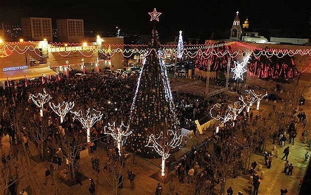 Xmas celebrations begin in Holy Land