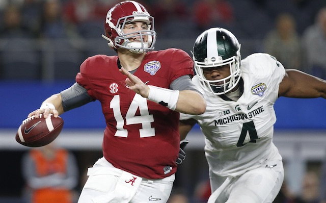 Jake Coker played his best game against Michigan State