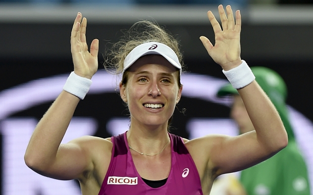 Johanna Konta wins epic Australian Open encounter to become Britain's first female grand slam quarter-finalist for 32 years