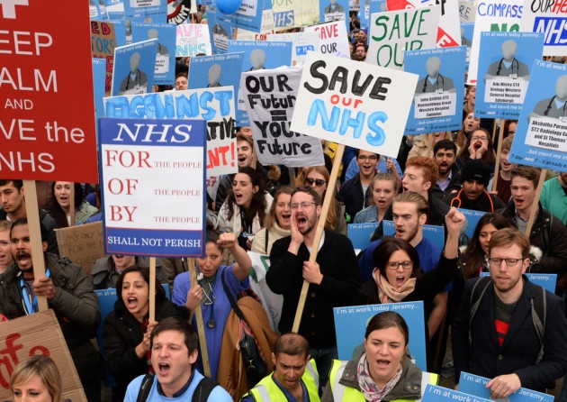 Junior doctors on strike