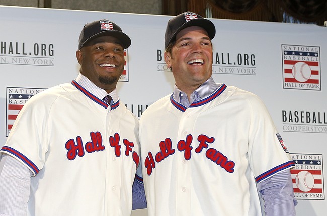 Watch Ken Griffey Jr. find out he made the Hall of Fame