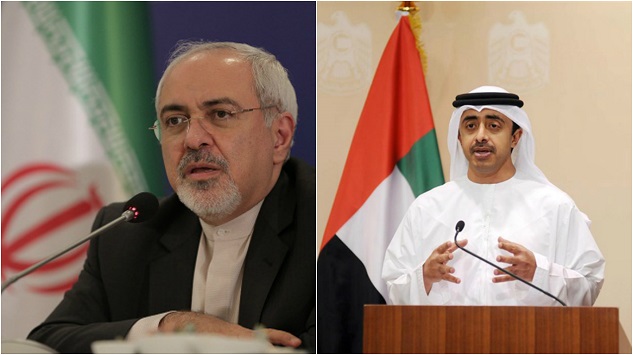 UAE Iran FMs bicker on Twitter