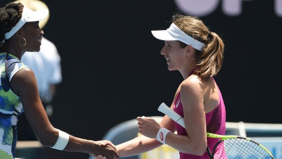 Konta thrilled with beating Venus	
by
Dave Maher, 19 January 2016