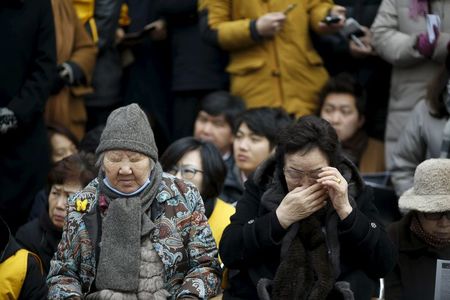 South Korean 'comfort women' protest against accord with Japan