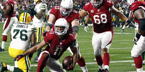 Larry Fitzgerald scored the game-winning touchdown for the Arizona Cardinals