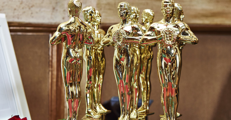 Statuettes Oscar nominations before the presentation