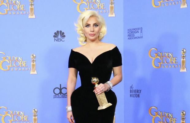 Lady Gaga at the Golden Globes