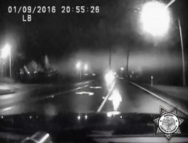 Dashcam video shows Lincoln County Sheriff's Office Deputy Jeremy Gautney rescuing the little boy