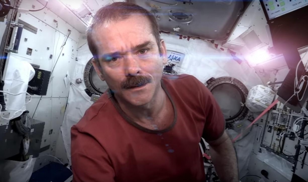 Listen to Astronaut Chris Hadfield Cover David Bowie in Space The tribute hits especially hard in light of Bowie's death. Sam Blum