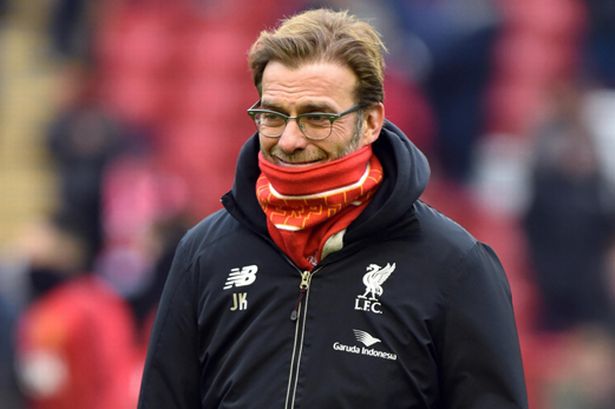 Jurgen Klopp before the game