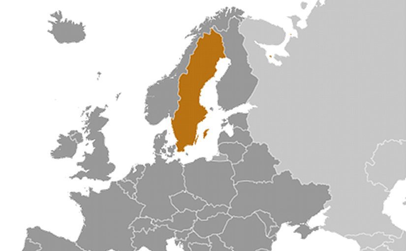 Location of Sweden. Source CIA World Factbook