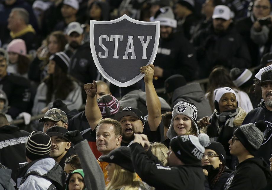 Oakland fans made their feelings felt in a Christmas Eve game between the Raiders and San Diego Chargers