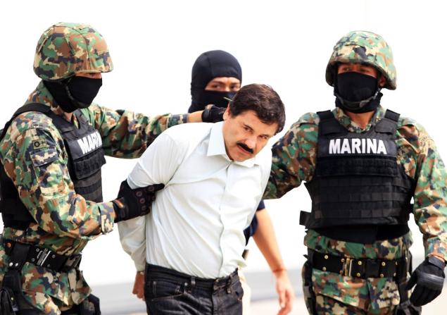 MARIO GUZMAN  EPA  Mexican drug lord Joaquin Guzman is charged in a Brooklyn indictment with money laundering and 12 murders