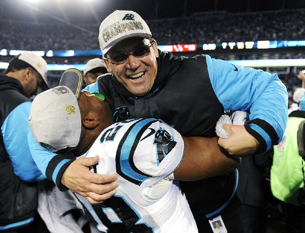 MIKE McCARN							Credit AP				Carolina Panthers Coach Ron Rivera said he knew as early as this summer that he had a potential Super Bowl team