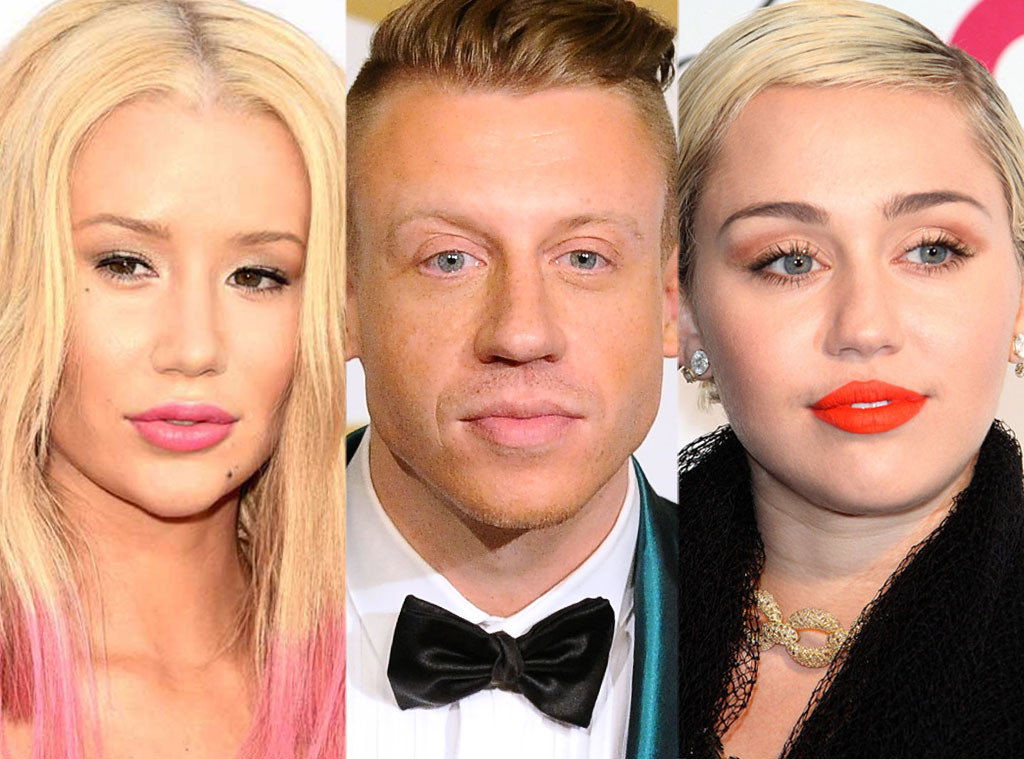 Miley Cyrus Macklemore Iggy Azalea