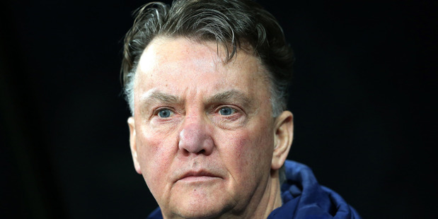 Manchester United's manager Louis Van Gaal