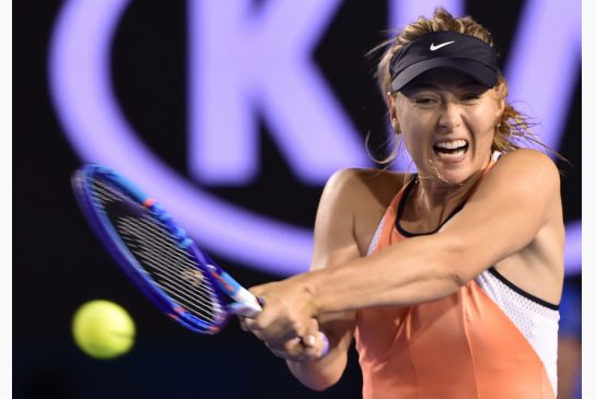 Maria Sharapova advanced to the third round of the Australian Open with a 6-2 6-1 victory over Aliaksandra Sasnovich on Wednesday