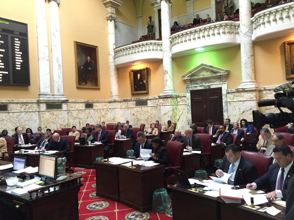 The Maryland Senate overrides the governor's vetoes last year of five bills. Senate President Mike Miller postponed a sixth veto override until early next month