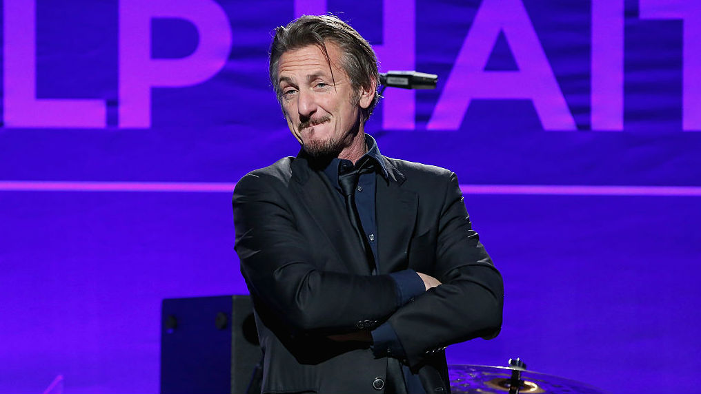 Host Sean Penn speaks onstage during the 5th Annual Sean Penn & Friends HELP HAITI HOME Gala Benefiting J  P Haitian Relief Organization at Montage Hotel