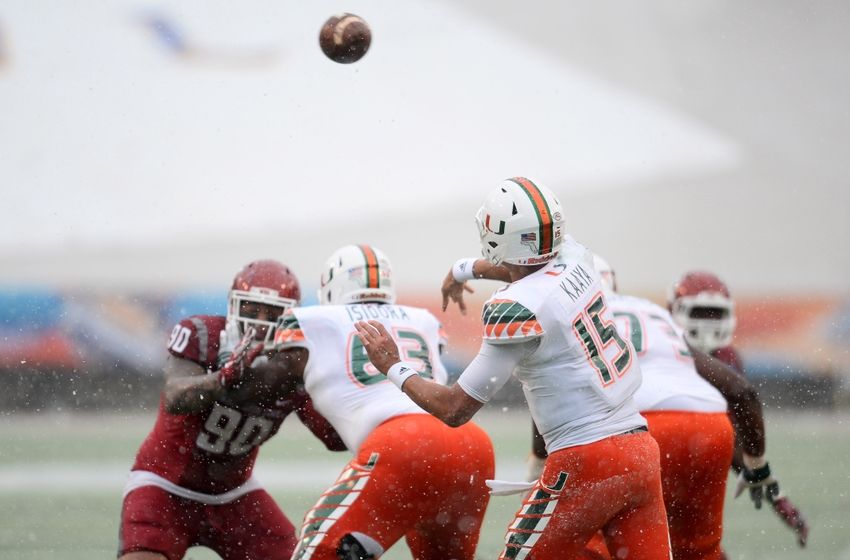 Miami Hurricanes Keep Bowl Losing Streak Alive Fall to Washington State in Hyundai Sun Bowl