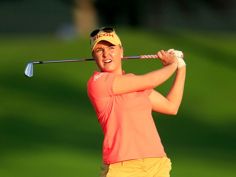 Charley Hull Co-leader in the Bahamas