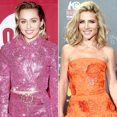 Miley Cyrus Parties With Liam Hemsworth’s Sister-in Law Elsa Pataky See the Cute Pics