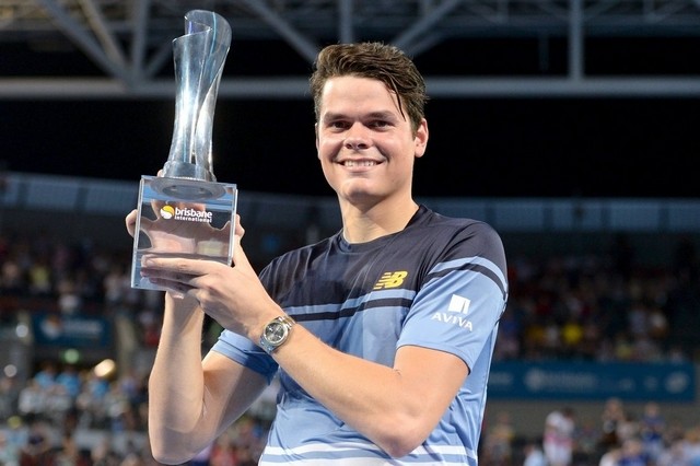 Tennis round-up Raonic stuns Federer in Brisbane final Bouchard’s ‘zero expectations’ for Australian Open