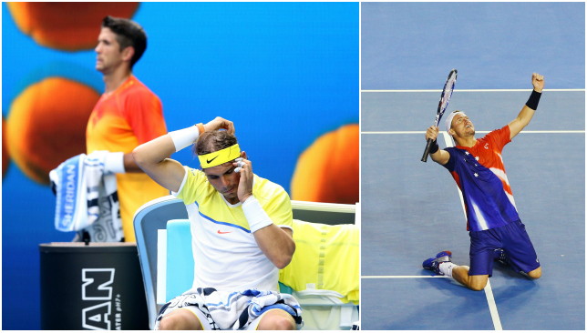 Mixed emotions for Nadal and Hewitt