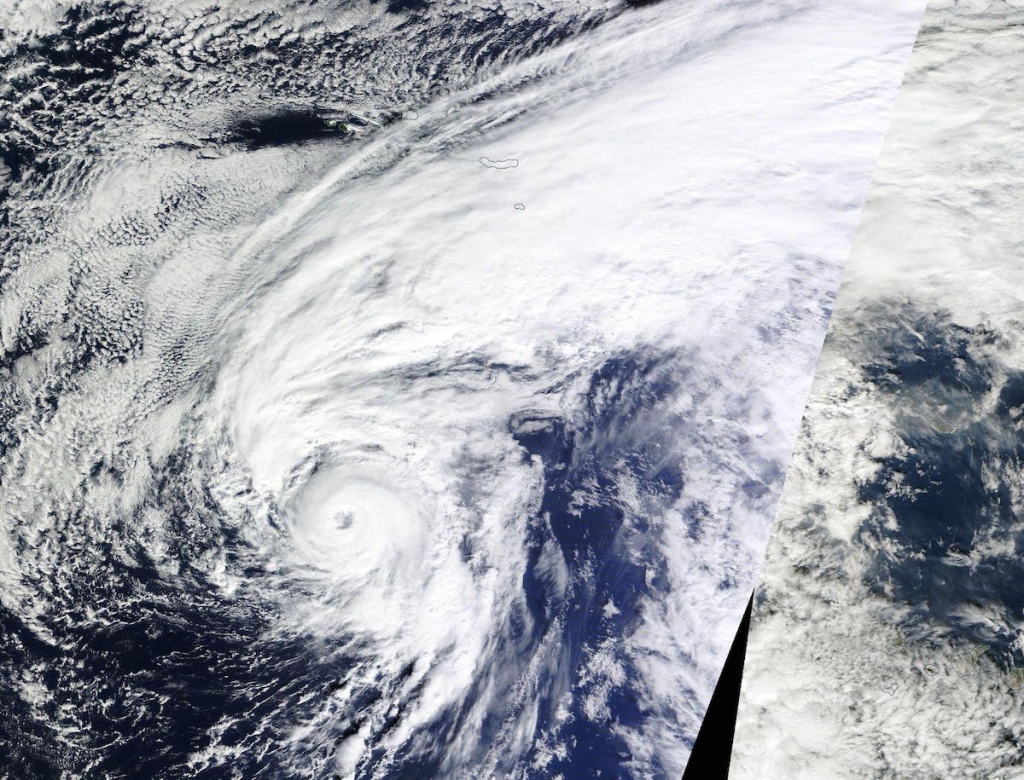 NASA Goddard MODIS Rapid Response Hurricane Alex on Jan. 14 at 10:30 a.m. EST in the central Atlantic Ocean