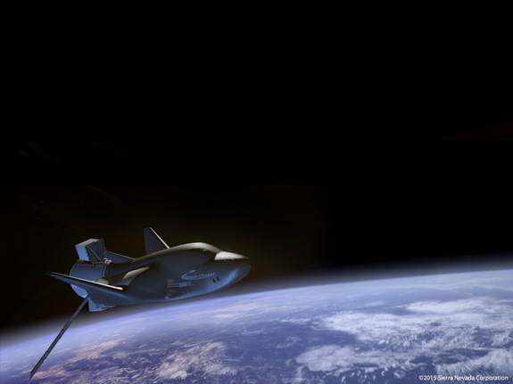 Dream Chaser in Orbit Artist’s Concept