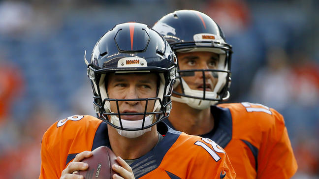 Peyton Manning is the Broncos starter for the playoffs