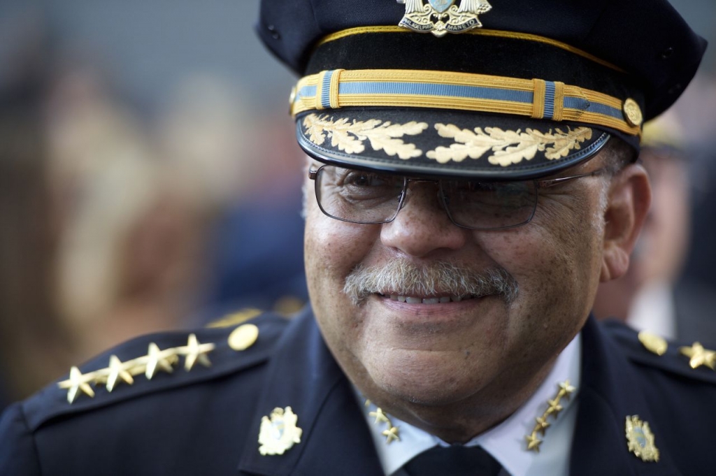 Philadelphia Police Commissioner Charles H. Ramsey who leads the fourth largest police department in the nation attends an event by U.S. President Barack Obama at the Salvation Army Ray & Joan Kroc Corps Community Center