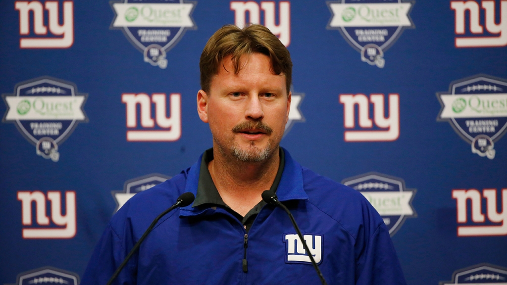 New York Giants offensive coordinator Ben Mc Adoo in East Rutherford N.J