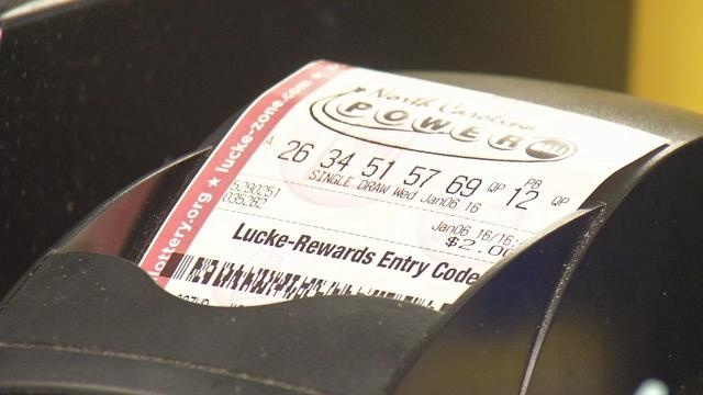 Numbers drawn in Powerball jackpot