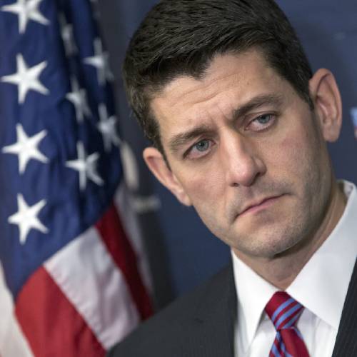 Paul Ryan of Wis. talks to reporters as Congress begins the new year on Capitol Hill in Washington Wednesday Jan. 6 2016. After dozens of failed attempts to undo President Barack Obama's health care law the GOP-led Congress