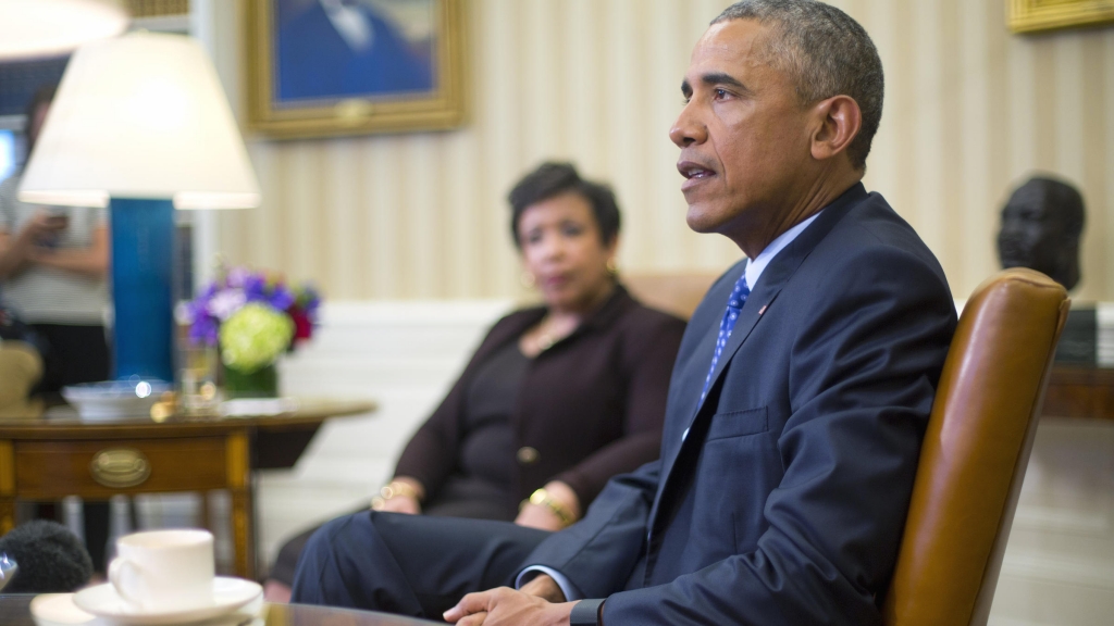 President Obama met with Attorney General Loretta Lynch and law enforcement officials Monday to discuss executive actions the president can take to curb gun violence. The president is also expected to speak about guns Tuesday