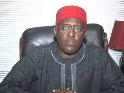 Olisa Metuh tears his statement on oath