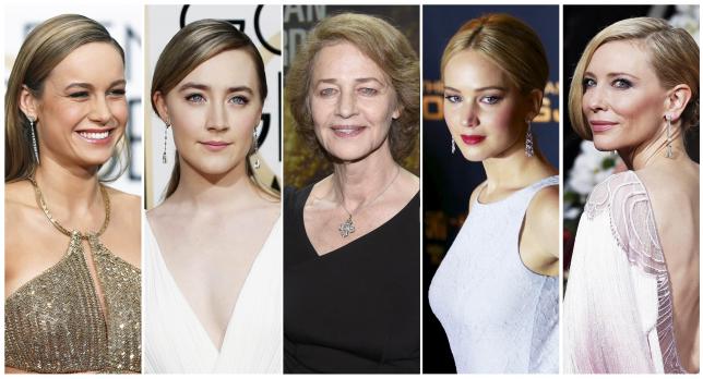 Brie Larson Saoirse Ronan Charlotte Rampling Jennifer Lawrence Cate Blanchett. REUTERS  Staff  Files