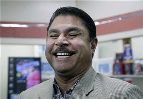 Balbir Atwal owner of the California 7-11 that sold the winning Powerball ticket smiles at his store in Chino Hills Calif. on Thursday Jan. 14 2016. Atwal says he was at home when a friend called to tell him that someone in Chino Hills had hit the