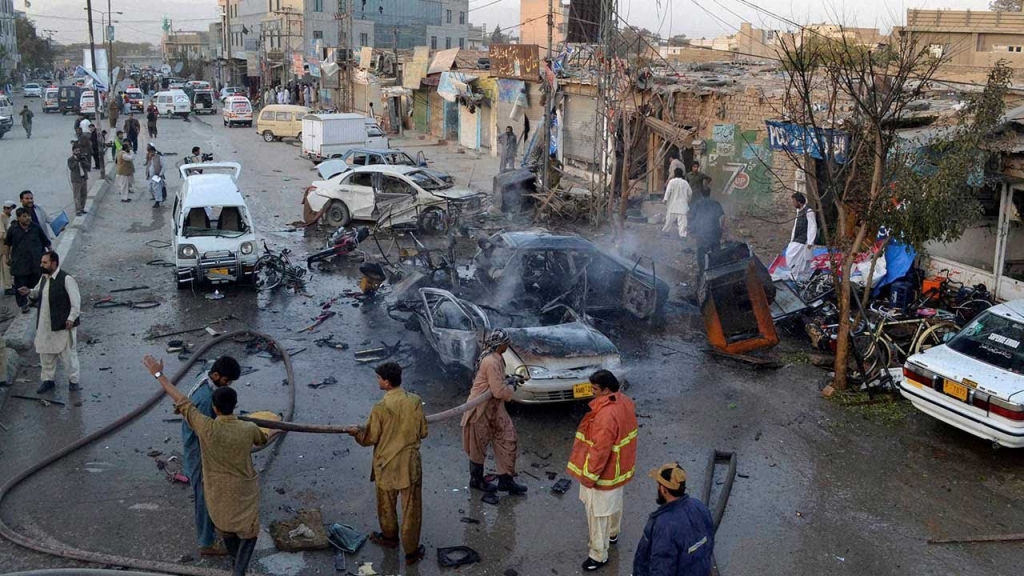 14 dead, 13 injured in blast outside vaccination centre in Quetta