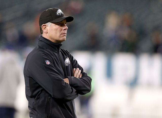 Pat Shurmur is still a viable candidate to coach the Eagles next season