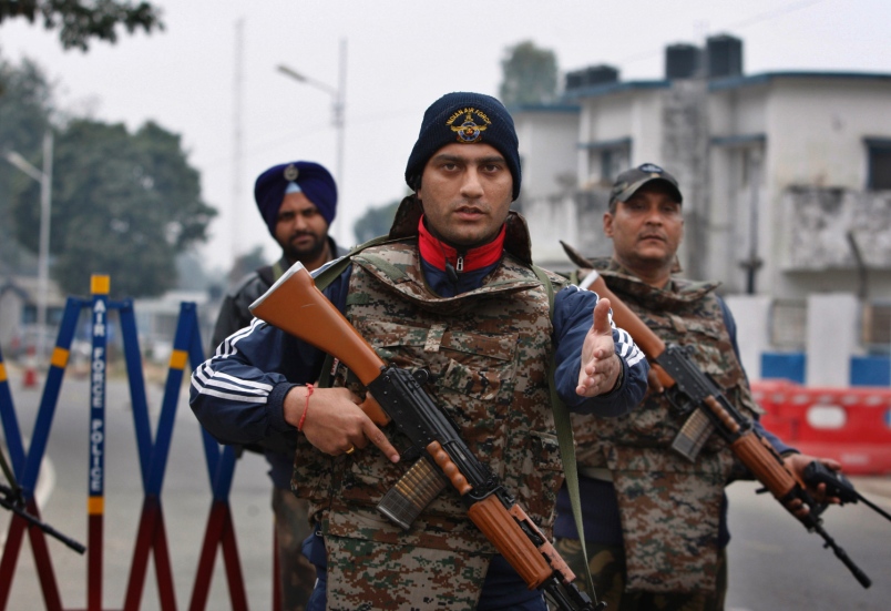 India says search continues for attackers at air base near Pakistan border