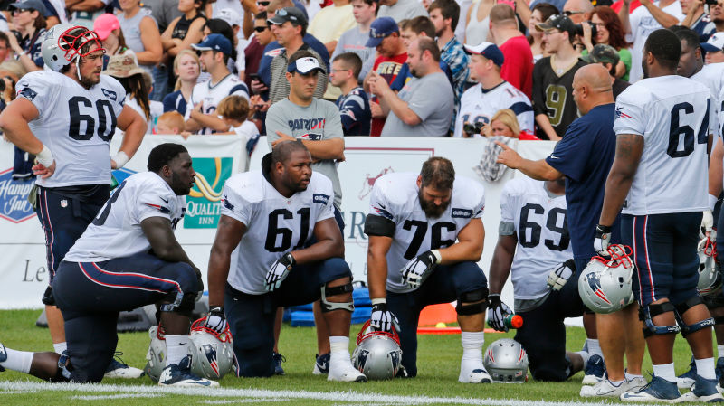 Reports Patriots Fire OL Coach Dave De Guglielmo After Line Is Overrun By Broncos