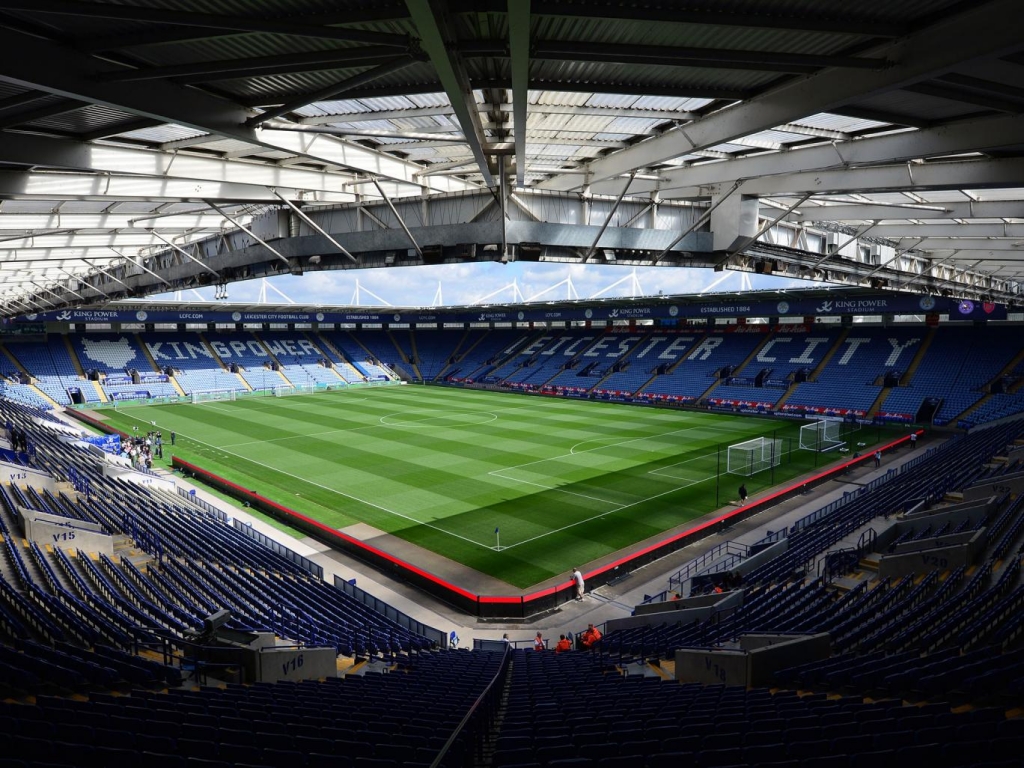 General view of the King Power Stadium home to Leicester City Football Club in Leicester central England